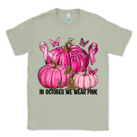 Matcha In October We Wear Pink with Pumpkin Classic Tee - texasbilliewilder