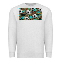 Oatmeal Heather western leopard camouflage turquoise soccer licence plate template Premium Sweatshirt - Artiststas