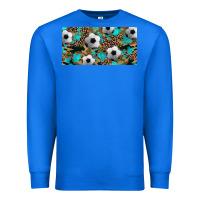 True Royal western leopard camouflage turquoise soccer licence plate template Premium Sweatshirt - Artiststas