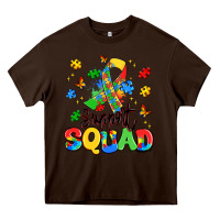 Chocolate Brown support squad Heavy Core Tee - Artiststas