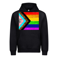 Black pride flag Urban Hoodie - AdoDesignShop