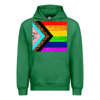 Emerald pride flag Urban Hoodie - AdoDesignShop