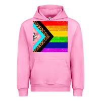 Fuchsia Pink pride flag Urban Hoodie - AdoDesignShop