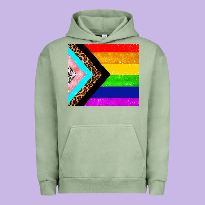 Pride Flag Urban Hoodie Designed By Adodesignshop