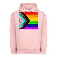 Pigment Salmon pride flag Urban Hoodie - AdoDesignShop