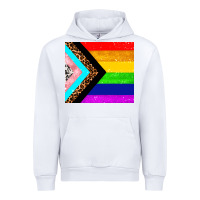 White pride flag Urban Hoodie - AdoDesignShop
