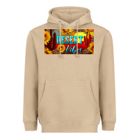 Mushroom desert vibes license plate Heavyweight Hoodie - Artiststas