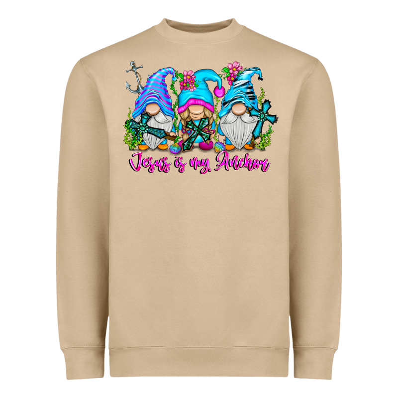 Jesus Is My Anchor Heavyweight Sweatshirt by CowhideDigitalArt | Teevron
