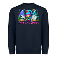 Navy Jesus Is My Anchor Heavyweight Sweatshirt - CowhideDigitalArt