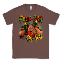 Chestnut Free-ish since 1865 Juneteenth black girl sneakers Classic Tee - RanaPortraitStore