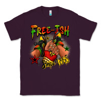 Plum Free-ish since 1865 Juneteenth black girl sneakers Classic Tee - RanaPortraitStore