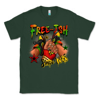 Sports Green Free-ish since 1865 Juneteenth black girl sneakers Classic Tee - RanaPortraitStore