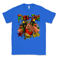True Royal Free-ish since 1865 Juneteenth black girl sneakers Classic Tee - RanaPortraitStore