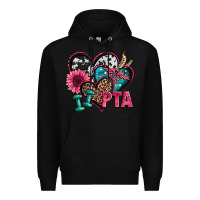 Black pta physical therapy assistant hearts Premium Hoodie - Jasminsmagicworld