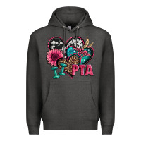 Charcoal Heather pta physical therapy assistant hearts Premium Hoodie - Jasminsmagicworld