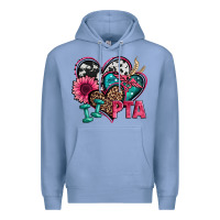 Colony Blue pta physical therapy assistant hearts Premium Hoodie - Jasminsmagicworld