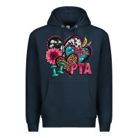 Navy pta physical therapy assistant hearts Premium Hoodie - Jasminsmagicworld