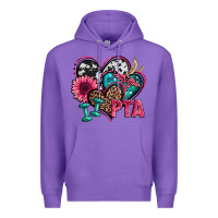 Purple pta physical therapy assistant hearts Premium Hoodie - Jasminsmagicworld