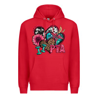 Red pta physical therapy assistant hearts Premium Hoodie - Jasminsmagicworld