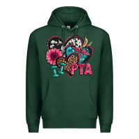 Sports Green pta physical therapy assistant hearts Premium Hoodie - Jasminsmagicworld