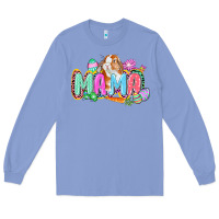 Colony Blue Western Mama Easter Long Sleeve Tee - CowGirlArtShop