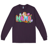 Plum Western Mama Easter Long Sleeve Tee - CowGirlArtShop