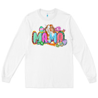 White Western Mama Easter Long Sleeve Tee - CowGirlArtShop