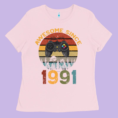 Awesome Since 1991 Ladies Tee Designed By Bettercallsaul