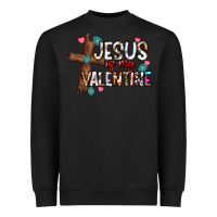 Black jesus is my valentine Heavyweight Sweatshirt - CowhideDigitalArt