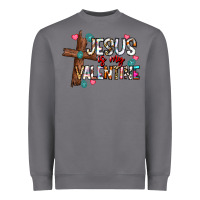 Storm jesus is my valentine Heavyweight Sweatshirt - CowhideDigitalArt