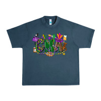 Midnight Navy cma mardi gras cowgirl Urban Heavy Tee - CowGirlArtShop