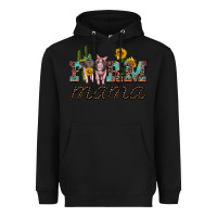 Black farm mama with baby pigs Heavyweight Hoodie - Artiststas