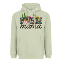 Matcha farm mama with baby pigs Heavyweight Hoodie - Artiststas