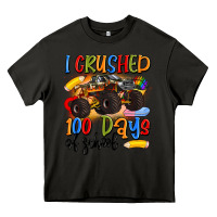 Asphalt i crushed 100 days of school Heavy Core Tee - Artiststas