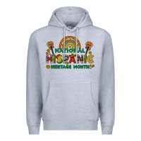 Heather Grey national hispanic heritage month Premium Hoodie - BundleAndBundleShop