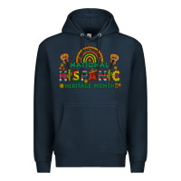 Navy national hispanic heritage month Premium Hoodie - BundleAndBundleShop