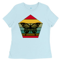 Baby Blue butterfly Ladies Tee - Bettercallsaul