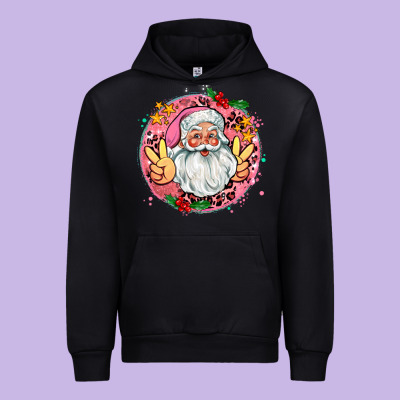 Merry Christmas Peace Santa Urban Hoodie Designed By Adodesignshop