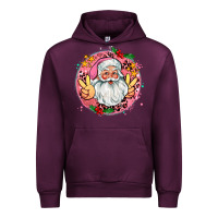 Mauve Wine merry christmas peace santa Urban Hoodie - AdoDesignShop