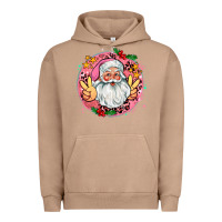 Pigment Burro merry christmas peace santa Urban Hoodie - AdoDesignShop