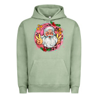 Pigment Oil Green merry christmas peace santa Urban Hoodie - AdoDesignShop