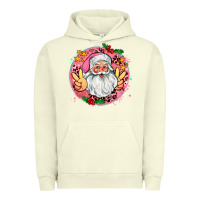 Pigment Pistachio merry christmas peace santa Urban Hoodie - AdoDesignShop