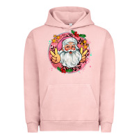 Pigment Salmon merry christmas peace santa Urban Hoodie - AdoDesignShop