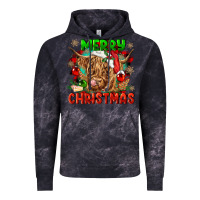 Cloud Black merry christmas cow Vintage Hoodie - CowGirlArtShop