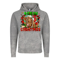 Cloud Rock merry christmas cow Vintage Hoodie - CowGirlArtShop