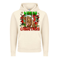 Vintage Artic merry christmas cow Vintage Hoodie - CowGirlArtShop