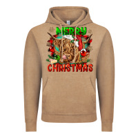 Vintage Coffee merry christmas cow Vintage Hoodie - CowGirlArtShop
