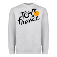 Heather Grey tour de france cycling Heavyweight Sweatshirt - ArtMosaic