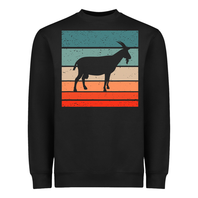 Goat Goats Retro Style Vintage 140 Goat Lover Heavyweight Sweatshirt by ArtMosaic | Teevron