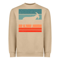 Mushroom goat goats retro style vintage 140 goat lover Heavyweight Sweatshirt - ArtMosaic